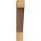 Ekena Millwork Traditional Block Smooth Bracket, Western Red Cedar, 3 1/2"W x 20"D x 20"H BKT04X20X20TRA05SWR - alternate 2